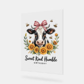 ザジョイフルストロベリーカウカウラブクラシックTシーズ アクリルサイン (傾斜)