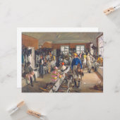 ザジョッキーズドレッシングルームアットアスコット競馬場 カード (正面/裏面インサイチュ)