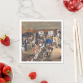 ザジョッキーズドレッシングルームアットアスコット競馬場 スタンダードカクテルナプキン (インサイチュ)