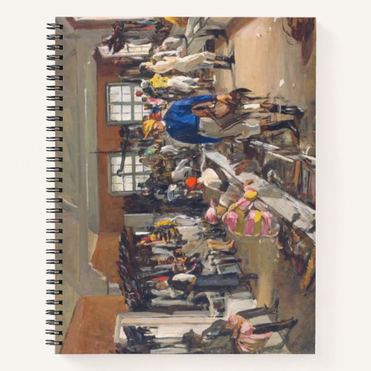 ザジョッキーズドレッシングルームアットアスコット競馬場 ノートブック (正面)