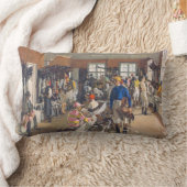 ザジョッキーズドレッシングルームアットアスコット競馬場 ランバークッション (ブランケット)