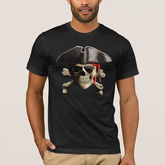 ザジョリーロジャーパイレーツスカル Tシャツ (正面)
