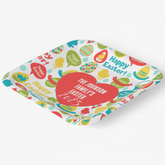 ザジョンソンファミリーイースター2025プレート ペーパープレート