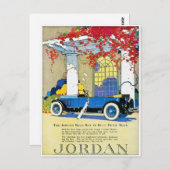 ザジョーダンブルーボーイヴィンテージクラシックカー ポストカード (正面/裏面)