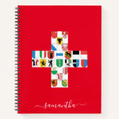 ザスイスカントンズコート・オブ・アームズ ノートブック (正面)