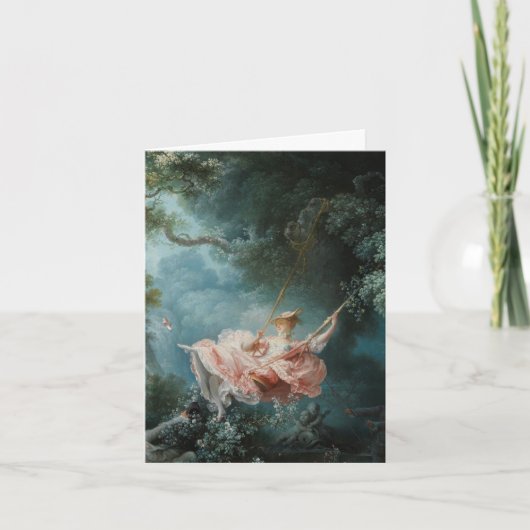 ザスイング折り畳みホリデーカード サンキューカード (正面)