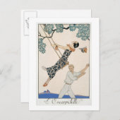 ザスイング， 1923 (ポチョワールプリント) ポストカード (正面/裏面)