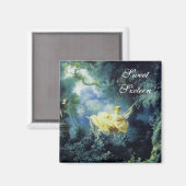 ザスイング、SWEET SIXTEENパーティーグリーンブルー黄色 マグネット (正面/裏面)