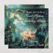 ザスイング、SWEET SIXTEENパーティー 招待状 (正面/裏面)