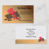 ザスイートショップ 名刺 (正面/裏面)
