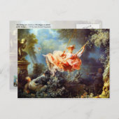 ザスウィングバイフラゴナード ポストカード (正面/裏面)