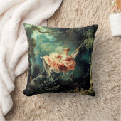 ザスウィング – ヴィンテージフランスのロコアートバイフラゴナード クッション (ブランケット)