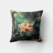 ザスウィング – ヴィンテージフランスのロコアートバイフラゴナード クッション (裏面)