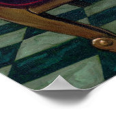 ザスカーレットソファビクトリアンゴシックアートプリント ポスター (角)