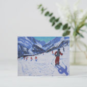 ザスキーインストラクターモタレ ポストカード (スタンド正面)