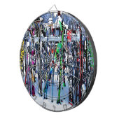 ザスキーパーティー – スキーとポール ダーツボード (正面右)