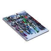 ザスキーパーティー – スキーとポール ノートブック (右側)