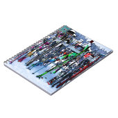 ザスキーパーティー – スキーとポール ノートブック (左側)