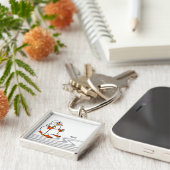 ザスキー雪だるま- キーホルダー (側面)