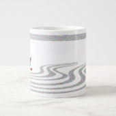 ザスキー雪だるま- ジャンボコーヒーマグカップ (正面)