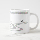 ザスキー雪だるま- ジャンボコーヒーマグカップ (右)