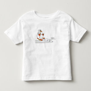 ザスキー雪だるま- トドラーTシャツ