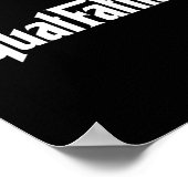 ザスクアットファーザートレーニングボディビルダーボディビル ポスター (角)