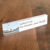 ザスクエアライトハウス –  デスクネームプレート (側面)