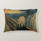 ザスクリームエドバードムンチモダン表現主義芸術 アクセントクッション (正面)