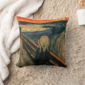 ザスクリームエドバードムンチモダン表現主義芸術 クッション (ブランケット)