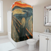 ザスクリームエドバードムンチモダン表現主義芸術 シャワーカーテン (インサイチュ)