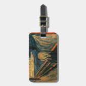ザスクリームエドバードムンチモダン表現主義芸術 ラゲッジタグ (正面縦)