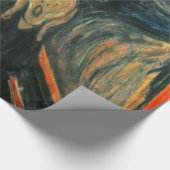 ザスクリームエドバードムンチモダン表現主義芸術 ラッピングペーパー (角)