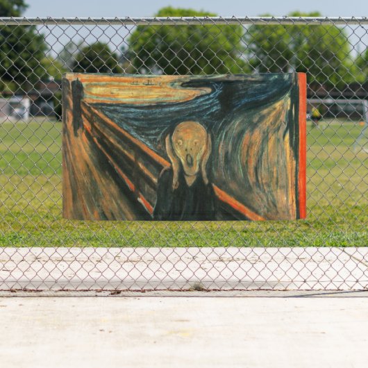 ザスクリームエドバードムンチモダン表現主義芸術 横断幕 (インサイチュ)