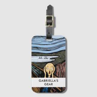 ザスクリームバイエドバードムンチラゲッジタグ ラゲッジタグ