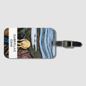 ザスクリームバイエドバードムンチラゲッジタグ ラゲッジタグ (正面横)