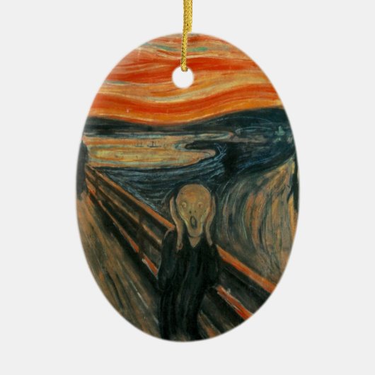 ザスクリーム – Edvard Munch セラミックオーナメント (正面)