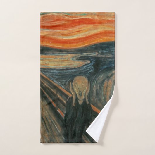 ザスクリーム – Edvard Munch ハンドタオル (ハンドタオル)