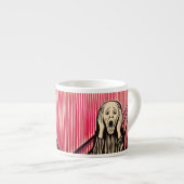 ザスクリームMUNCH BAUHAUS光学錯覚スタイル エスプレッソカップ (正面右)