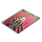 ザスクリームMUNCH BAUHAUS光学錯覚スタイル ノートブック (左側)