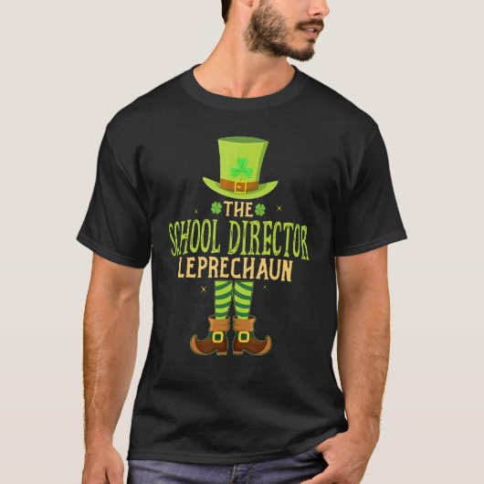ザスクールディレクターLeprechaun Matching St Patrick Tシャツ (正面)
