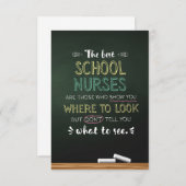 ザスクール最高のナース サンキューカード (正面/裏面)