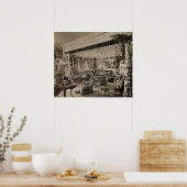 ザスケッチルーム，ウィッカムホール， Kent, 1897 ポスター (キッチン)