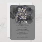 ザスケルトンラバーズ結婚式招待状 招待状 (正面)