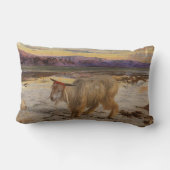 ザスケープヤギ(ウィリアム・ホルマン狩り)スローピロ ランバークッション (裏面)