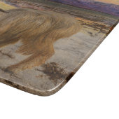 ザスケープヤギ(by William Holman狩り) カッティングボード (角)