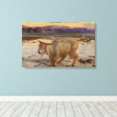 ザスケープヤギ(by William Holman狩り) キャンバスプリント (インサイチュ (ウッドフロア))