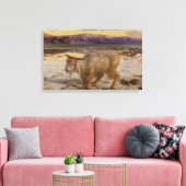ザスケープヤギ(by William Holman狩り) キャンバスプリント (インサイチュ (リビング))