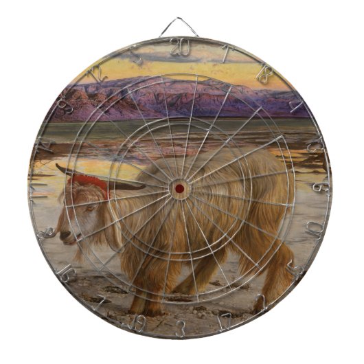 ザスケープヤギ(by William Holman狩り) ダーツボード (正面)