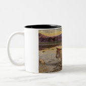 ザスケープヤギ(by William Holman狩り) ツートーンマグカップ (左)